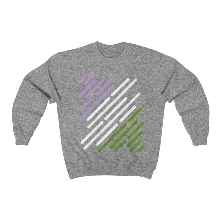 Genderqueer Flag Stripe Gender Neutral Sweatshirt