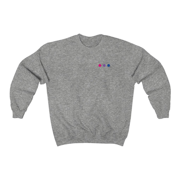 Subtle Dot Bisexual Gender Neutral Sweatshirt