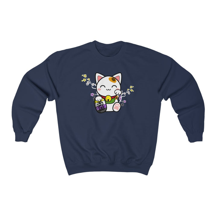 Maneki Neko Nonbinary Gender Neutral Sweatshirt