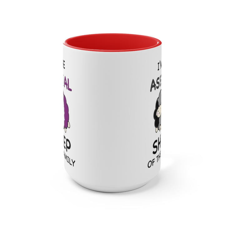 I'm The Asexual Sheep Of The Family Accent Mug