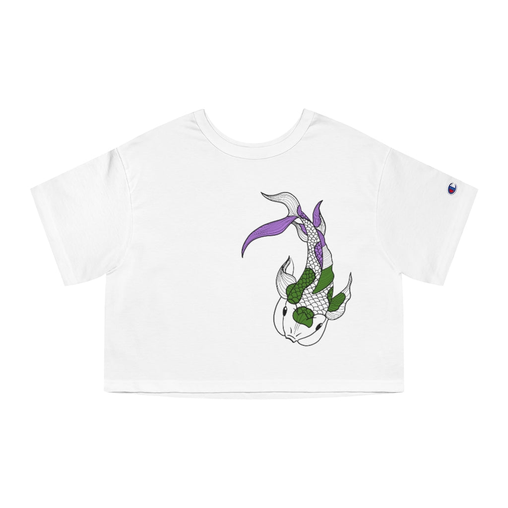 Champion - Genderqueer Koi Cropped T-Shirt