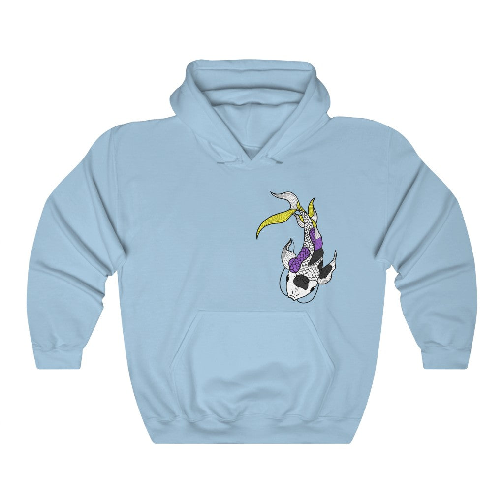 Nonbinary Koi Gender Neutral Hoodie