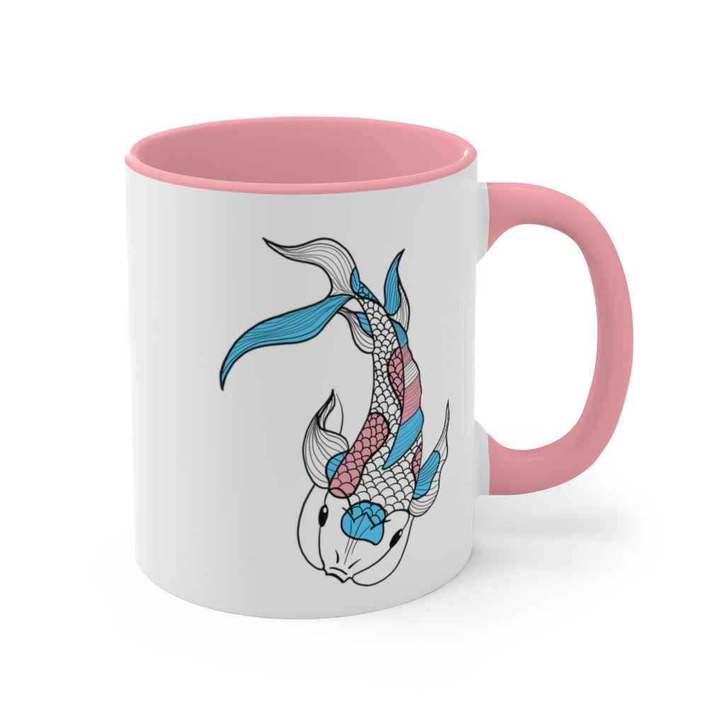 Trans Koi Accent Mug