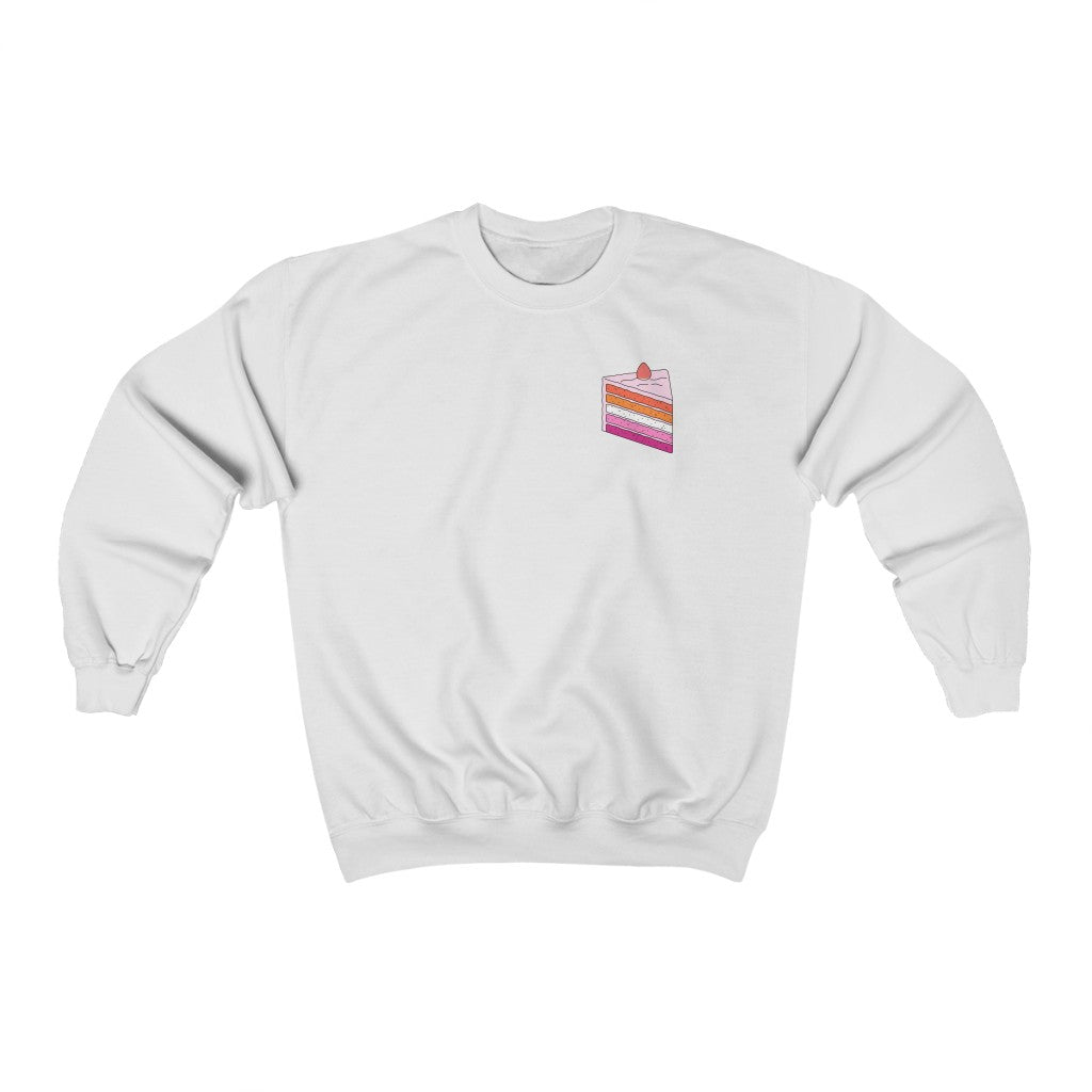 Cake Lesbian Gender Neutral Sweatshirt