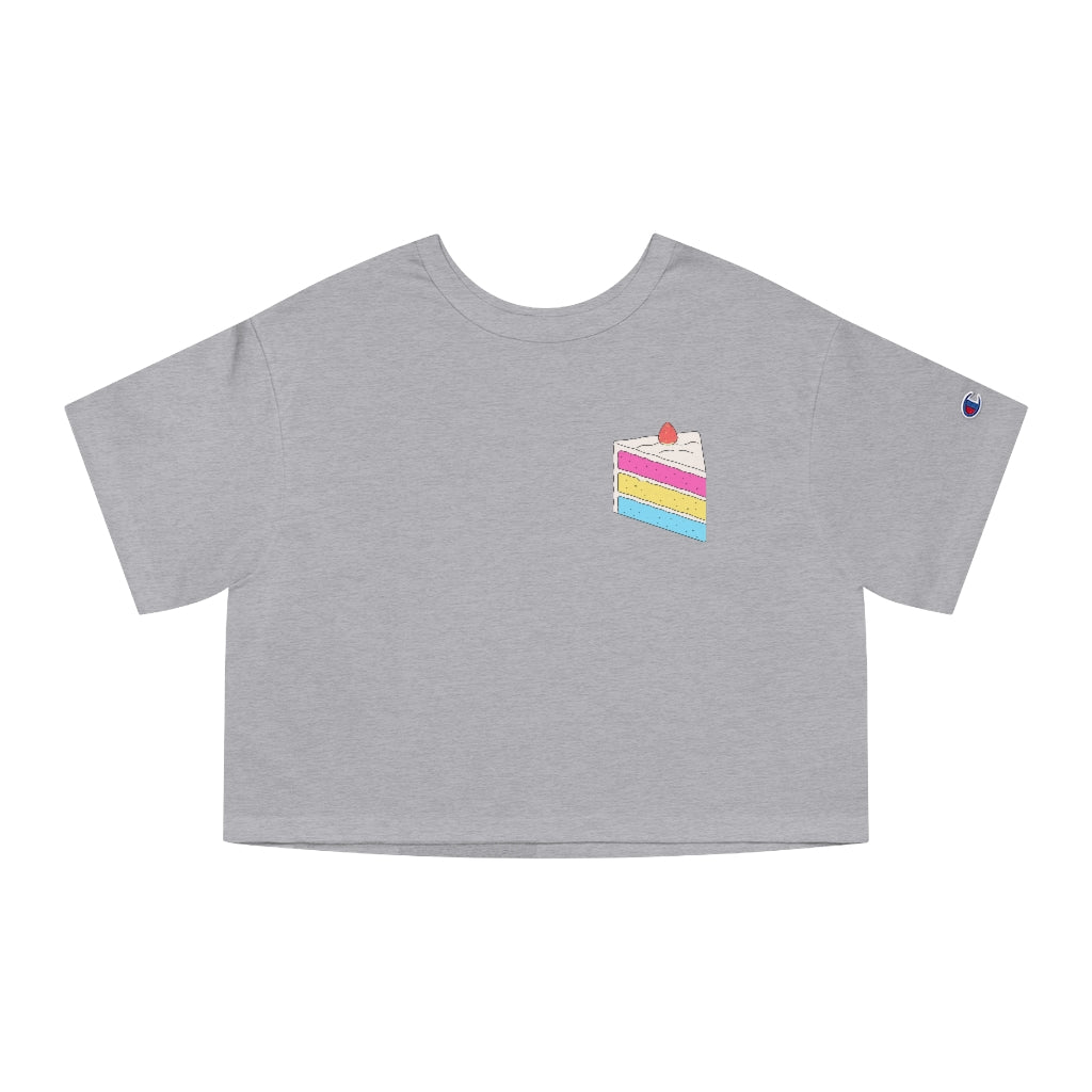 Champion - Cake Pansexual Cropped T-Shirt