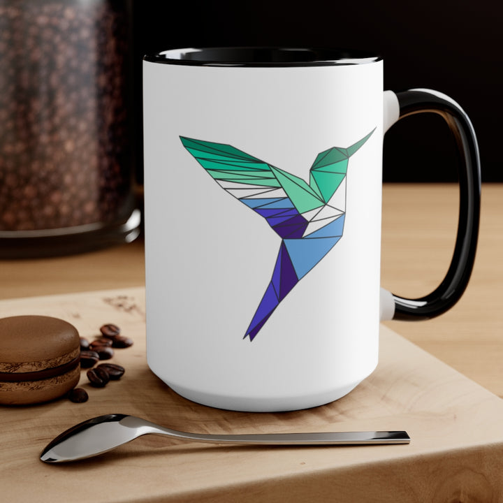 Polygon Hummingbird MLM Accent Mug