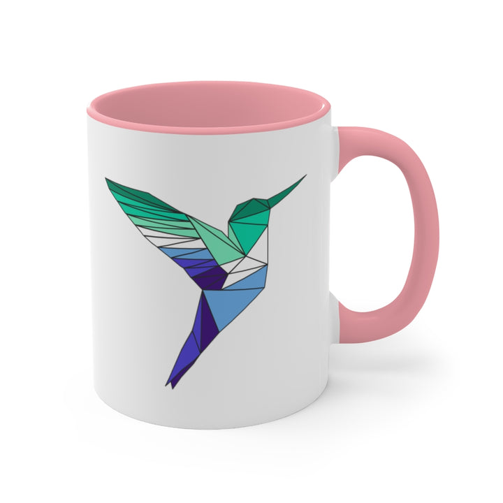 Polygon Hummingbird MLM Accent Mug