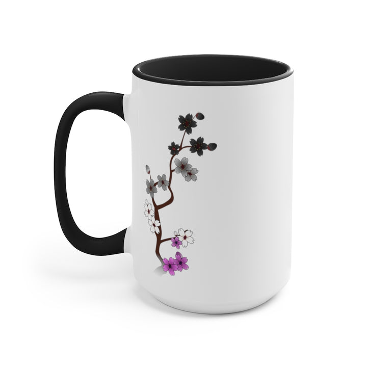 Sakura Asexual Accent Mug