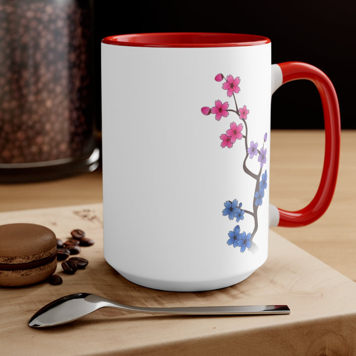 Sakura Bisexual Accent Mug