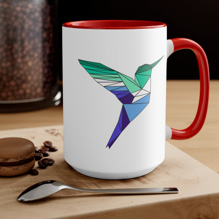 Polygon Hummingbird MLM Accent Mug