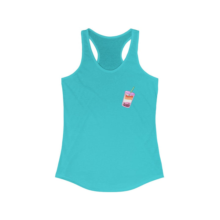 Lesbian Tank Top Racerback - Boba Tea