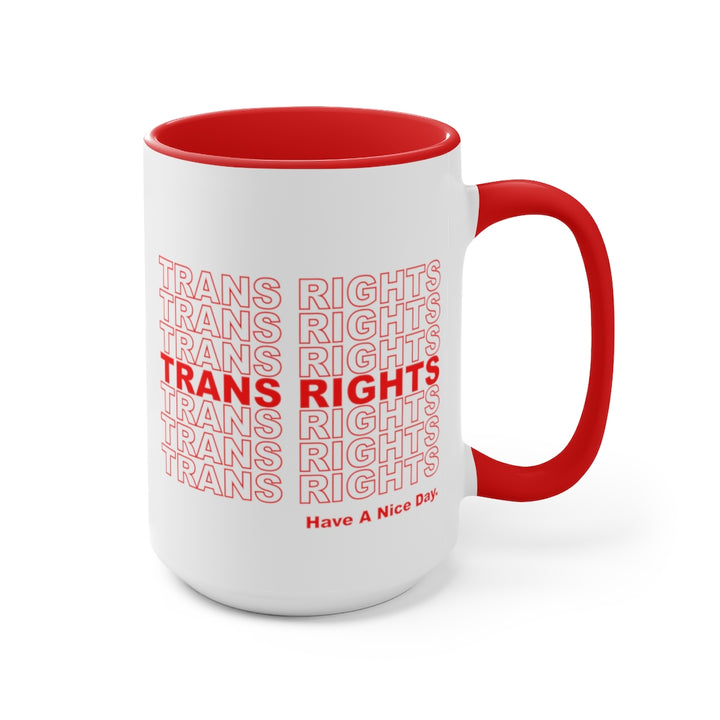 Trans Rights Accent Mug