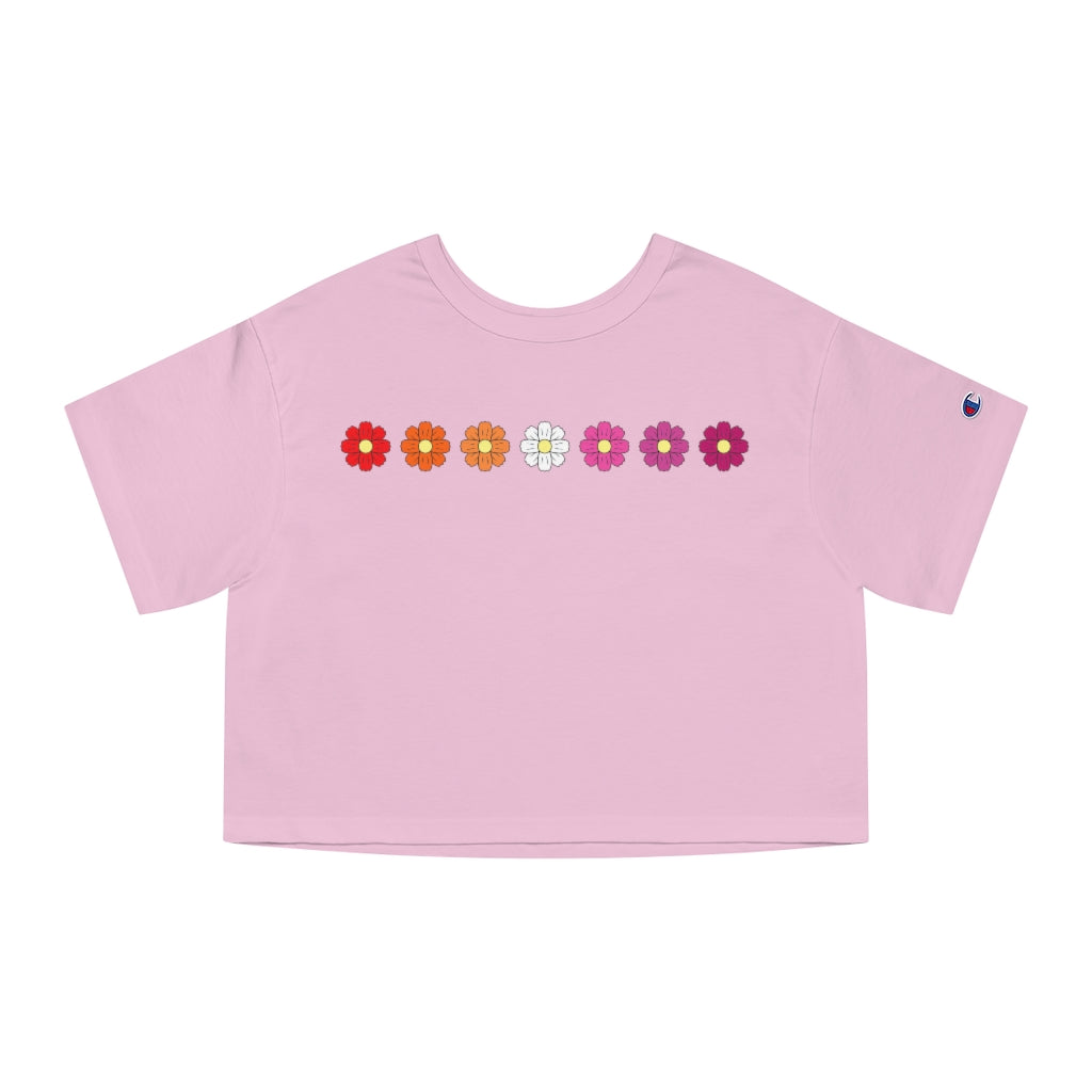 Champion - Lesbian Cosmos Cropped T-Shirt