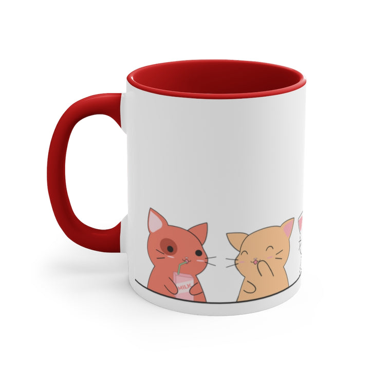 Kawaii Cats Lesbian Accent Mug