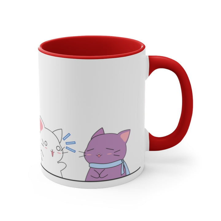 Kawaii Cats Asexual Accent Mug