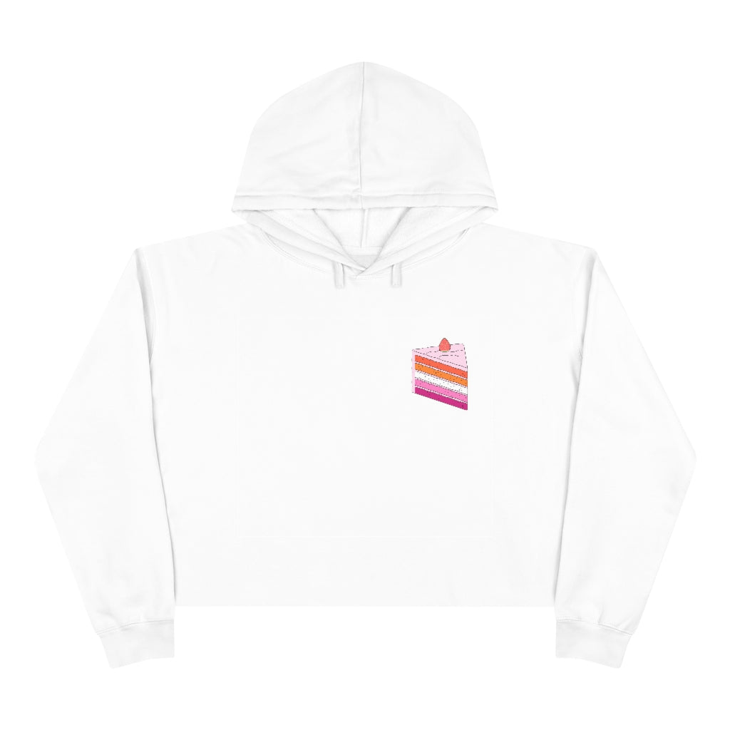 Cake Lesbian Crop Hoodie