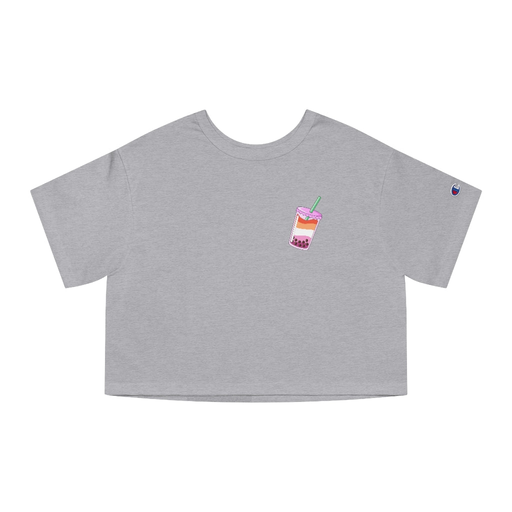 Champion - Boba tea Lesbian Cropped T-Shirt