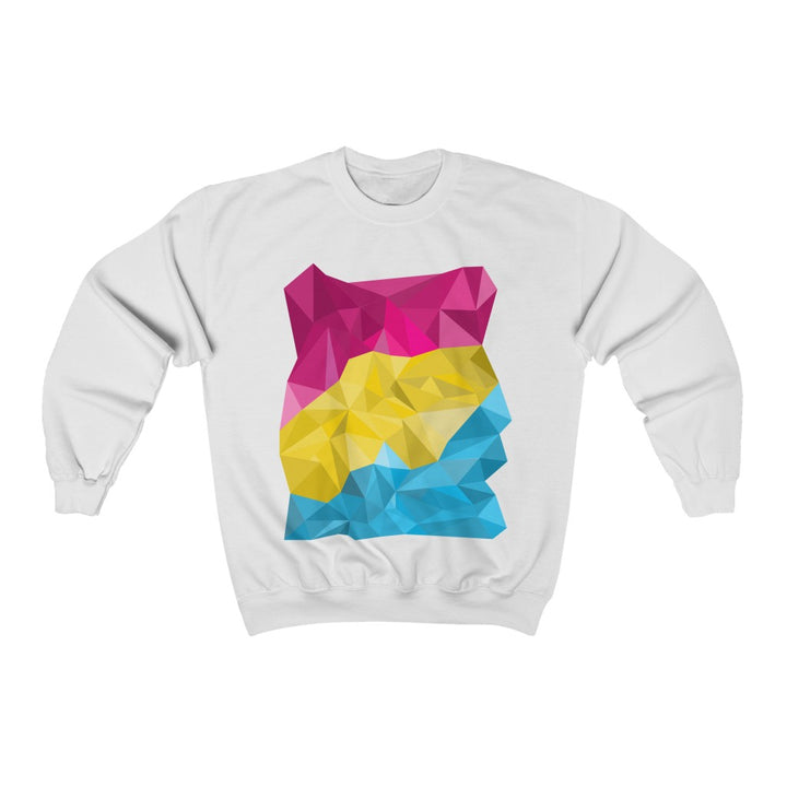 Pansexual Sweatshirt - Abstract Pan Flag