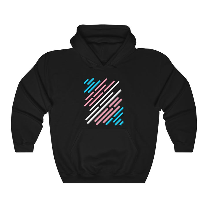 Trans Flag Stripe Gender Neutral Hoodie