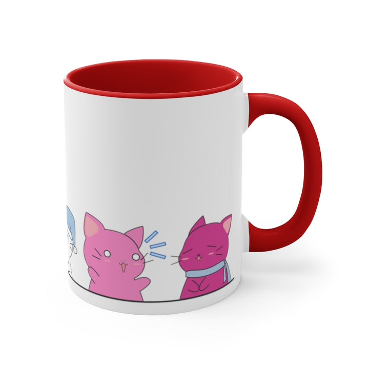 Kawaii Cats Lesbian Accent Mug